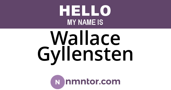 Wallace Gyllensten