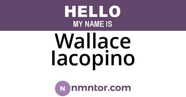 Wallace Iacopino