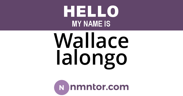 Wallace Ialongo