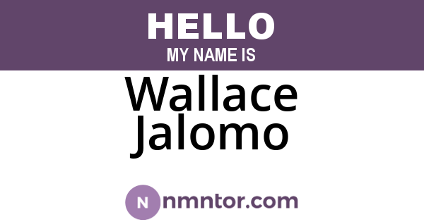 Wallace Jalomo