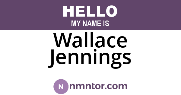 Wallace Jennings