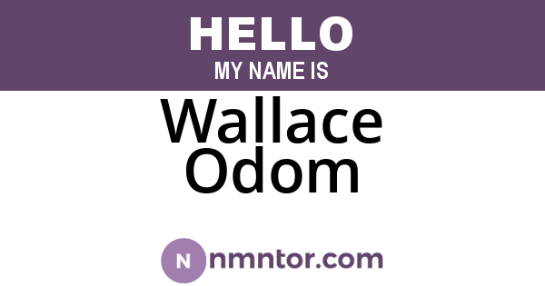 Wallace Odom