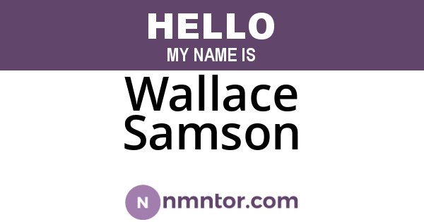 Wallace Samson