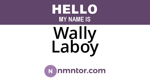 Wally Laboy
