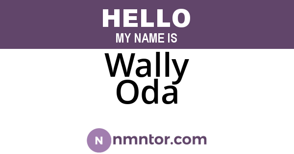 Wally Oda