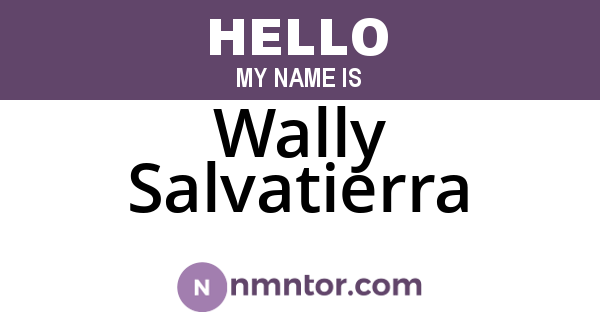 Wally Salvatierra
