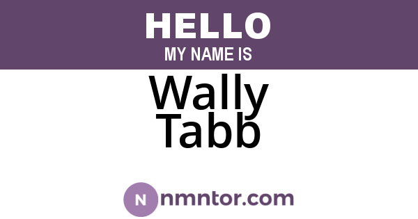 Wally Tabb