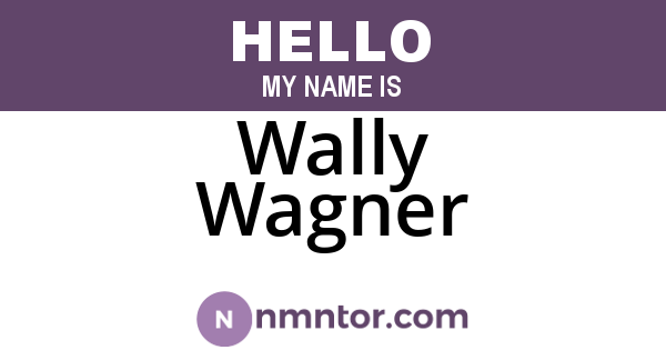 Wally Wagner