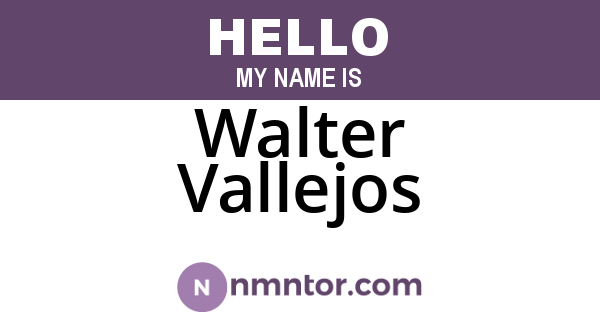 Walter Vallejos