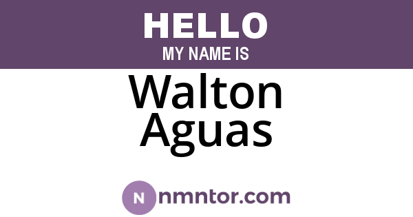 Walton Aguas