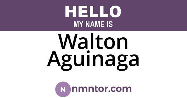 Walton Aguinaga