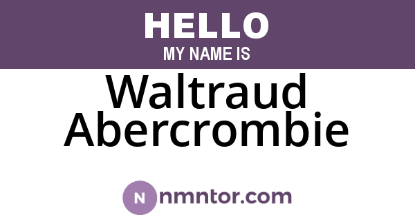 Waltraud Abercrombie