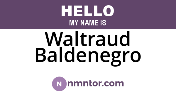 Waltraud Baldenegro