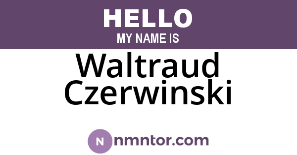 Waltraud Czerwinski