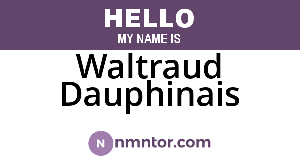 Waltraud Dauphinais