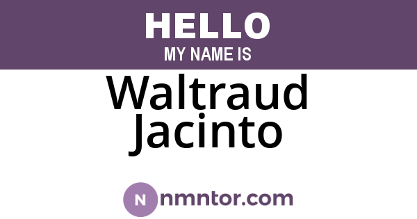 Waltraud Jacinto