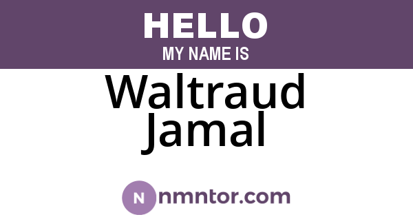 Waltraud Jamal