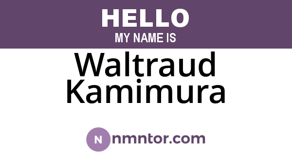 Waltraud Kamimura