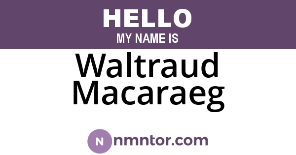 Waltraud Macaraeg