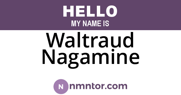 Waltraud Nagamine