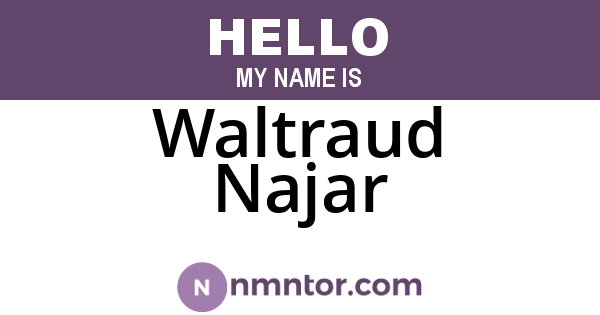 Waltraud Najar
