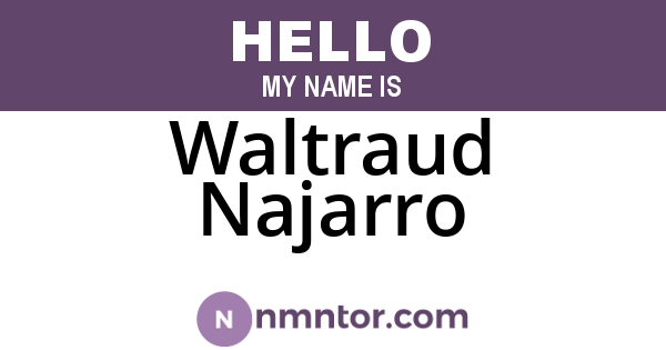 Waltraud Najarro