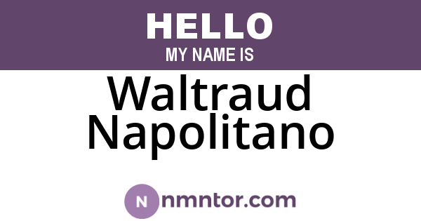Waltraud Napolitano