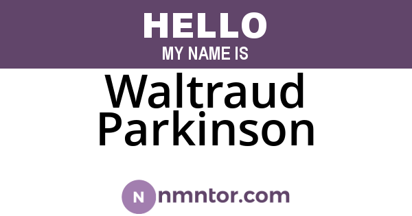 Waltraud Parkinson