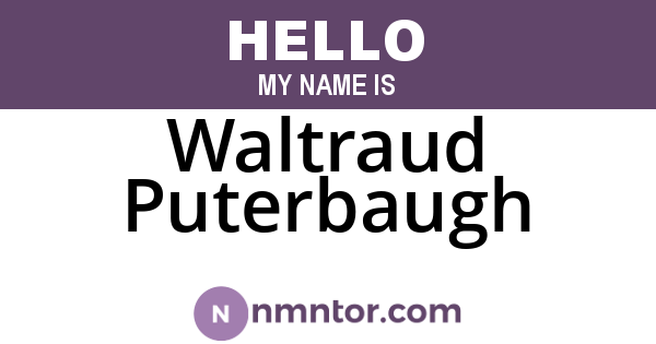 Waltraud Puterbaugh