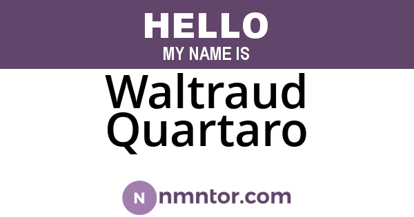Waltraud Quartaro