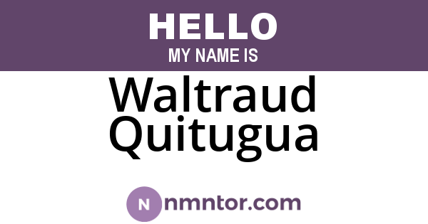 Waltraud Quitugua