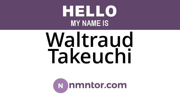 Waltraud Takeuchi