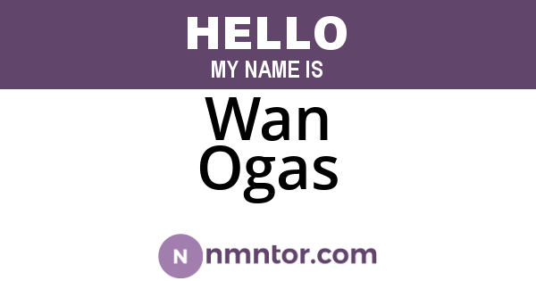 Wan Ogas
