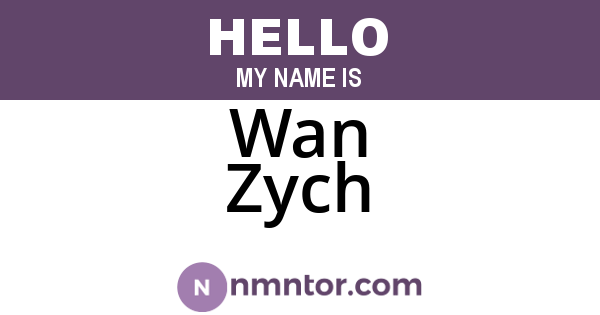 Wan Zych