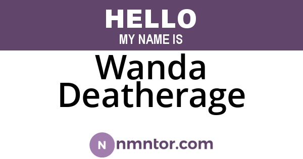 Wanda Deatherage