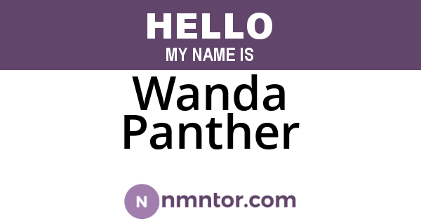 Wanda Panther