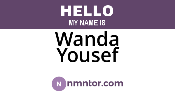 Wanda Yousef