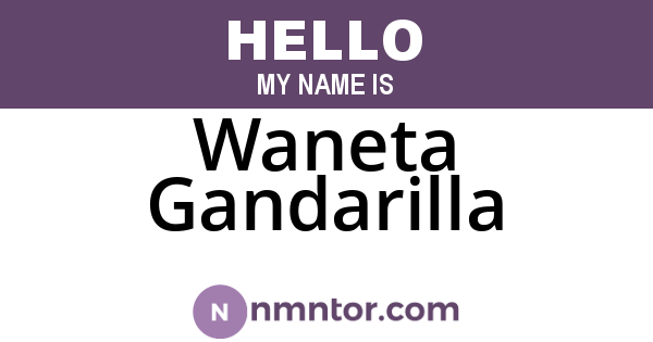 Waneta Gandarilla