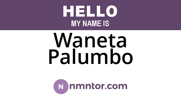 Waneta Palumbo