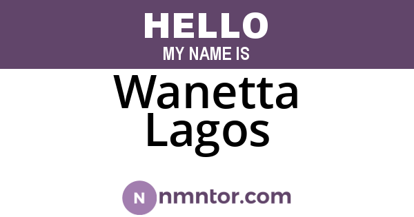 Wanetta Lagos