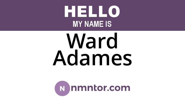 Ward Adames