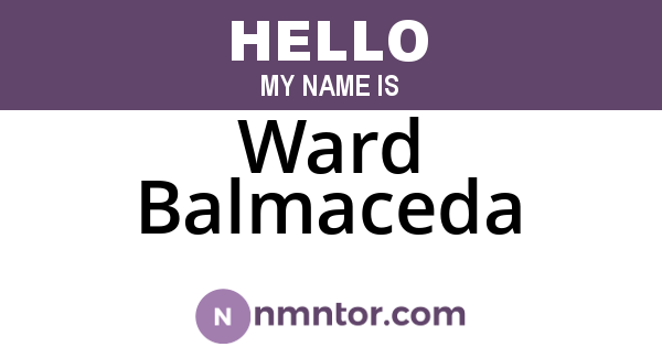 Ward Balmaceda