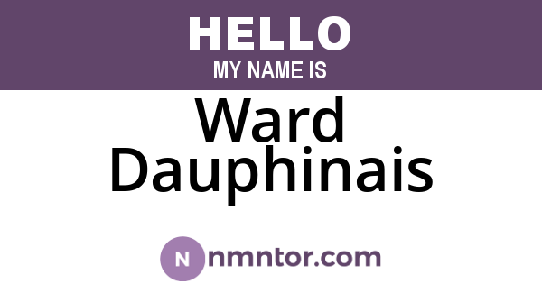 Ward Dauphinais