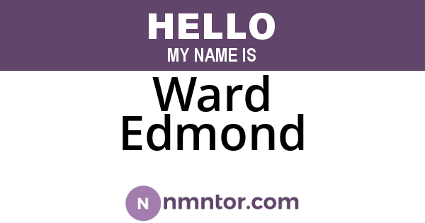 Ward Edmond