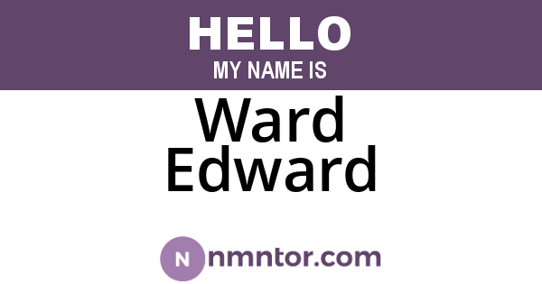Ward Edward
