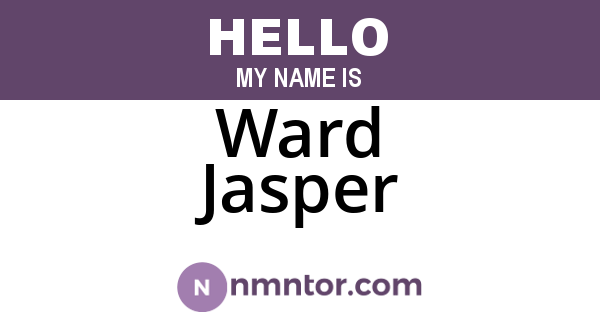 Ward Jasper