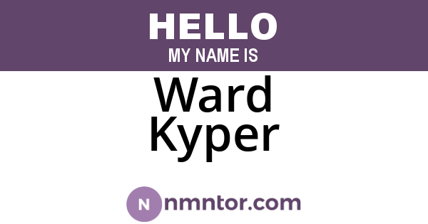 Ward Kyper