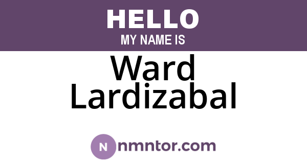 Ward Lardizabal