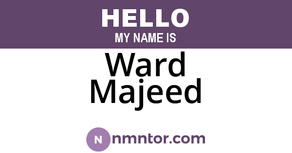 Ward Majeed