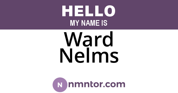 Ward Nelms